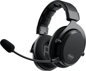 H3 Wireless Gaming Headset | Gaming, Streaming and Music | Removable Microphone and Cordless | Black