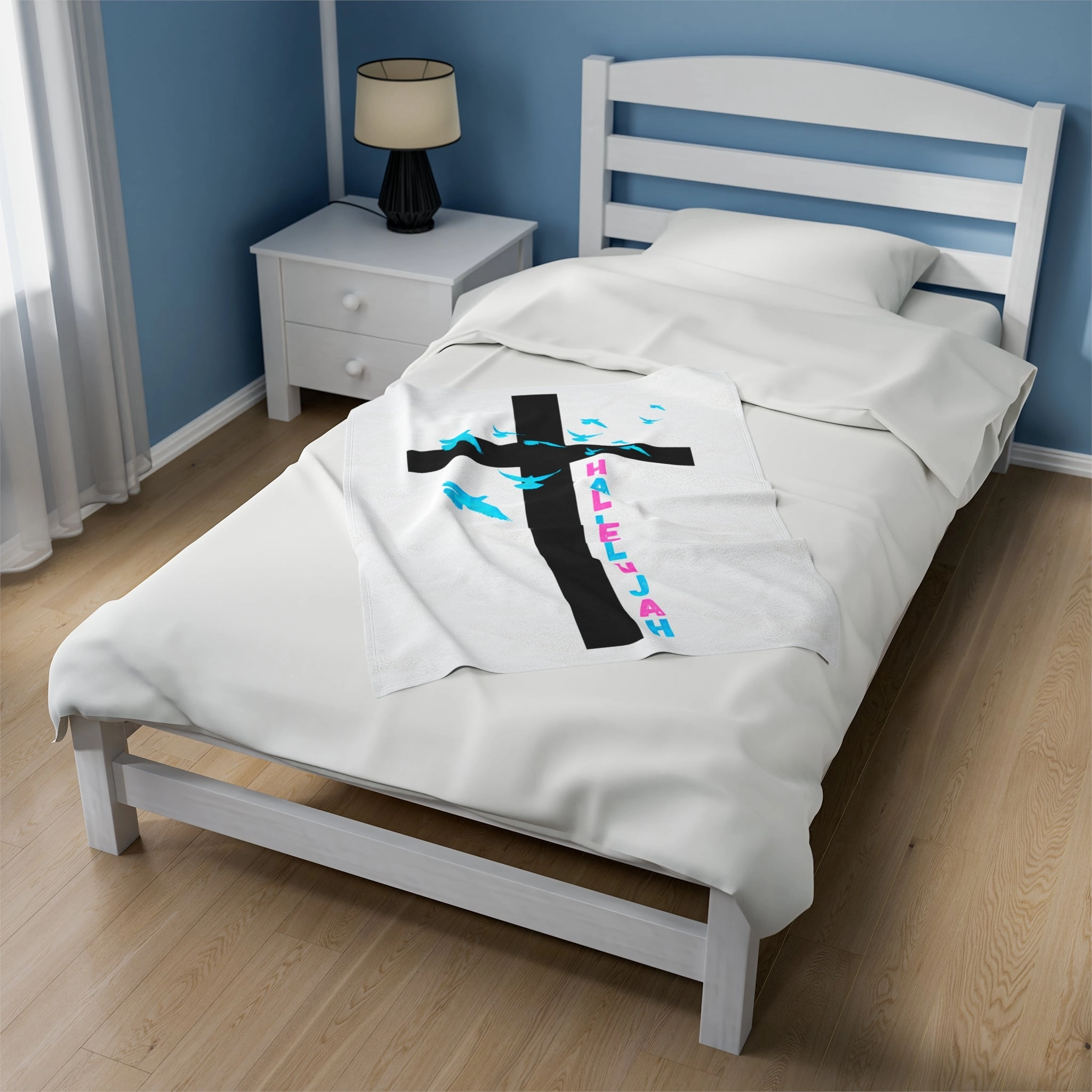 Hallelujah Christian Blanket | Velveteen Plush