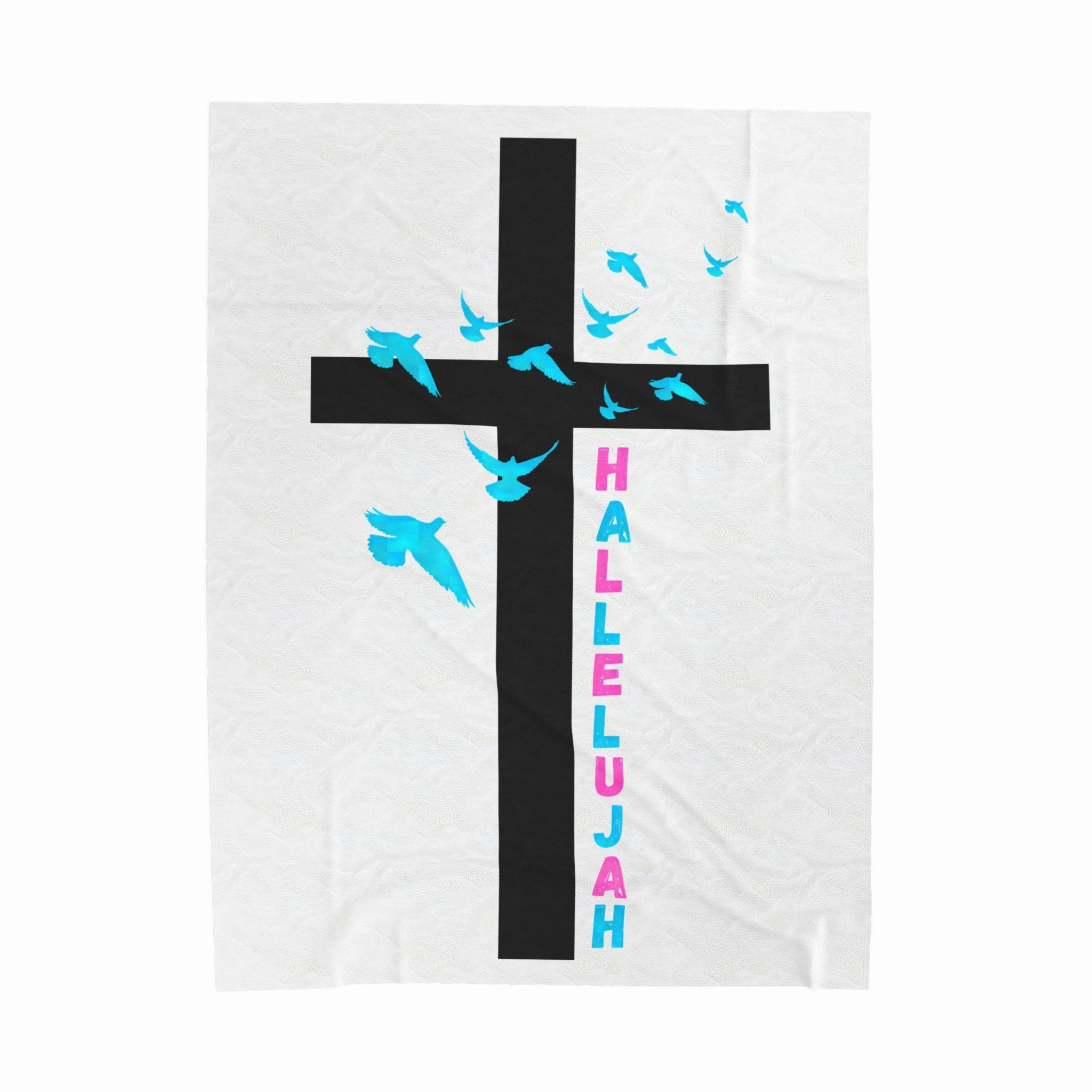 Hallelujah Christian Blanket | Velveteen Plush