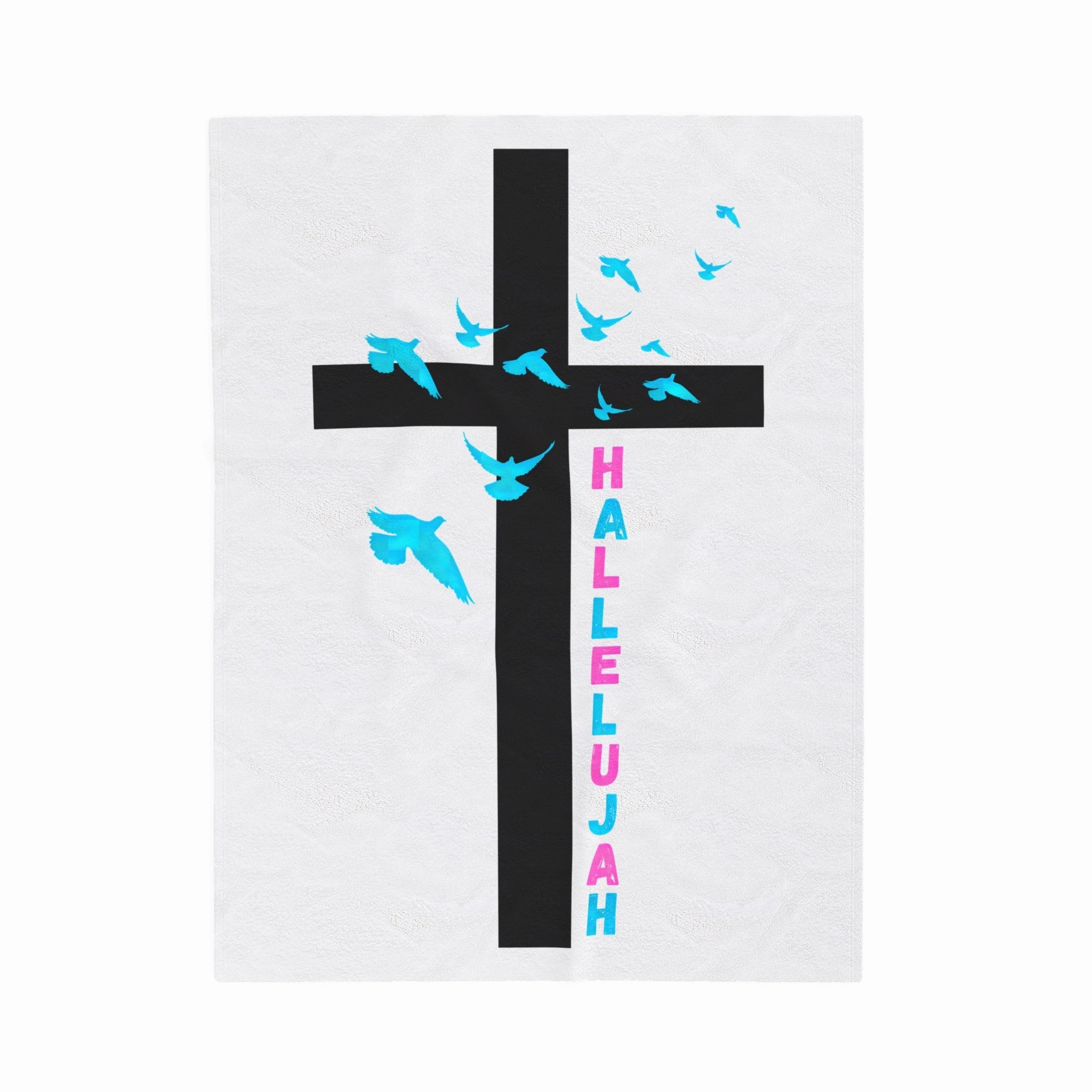 Hallelujah Christian Blanket | Velveteen Plush