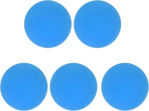 Hand Exercise Balls, Stress Relief Ball, 5pcs 6cm Bouncy Balls, Safe and Rubber Hand Exercise Balls for mini and Adults, for Swimming Pools, Beaches (Blue)