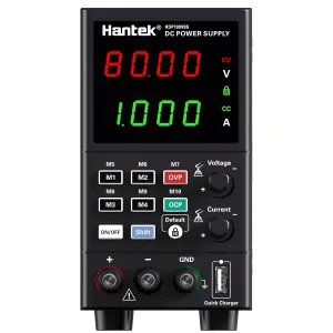 Hantek HDP180V8S Programmable DC Power Supply 80V 8A 10mV/1mA 4-Digits Display Input 230V/115V Storage Functions up to 10 Groups