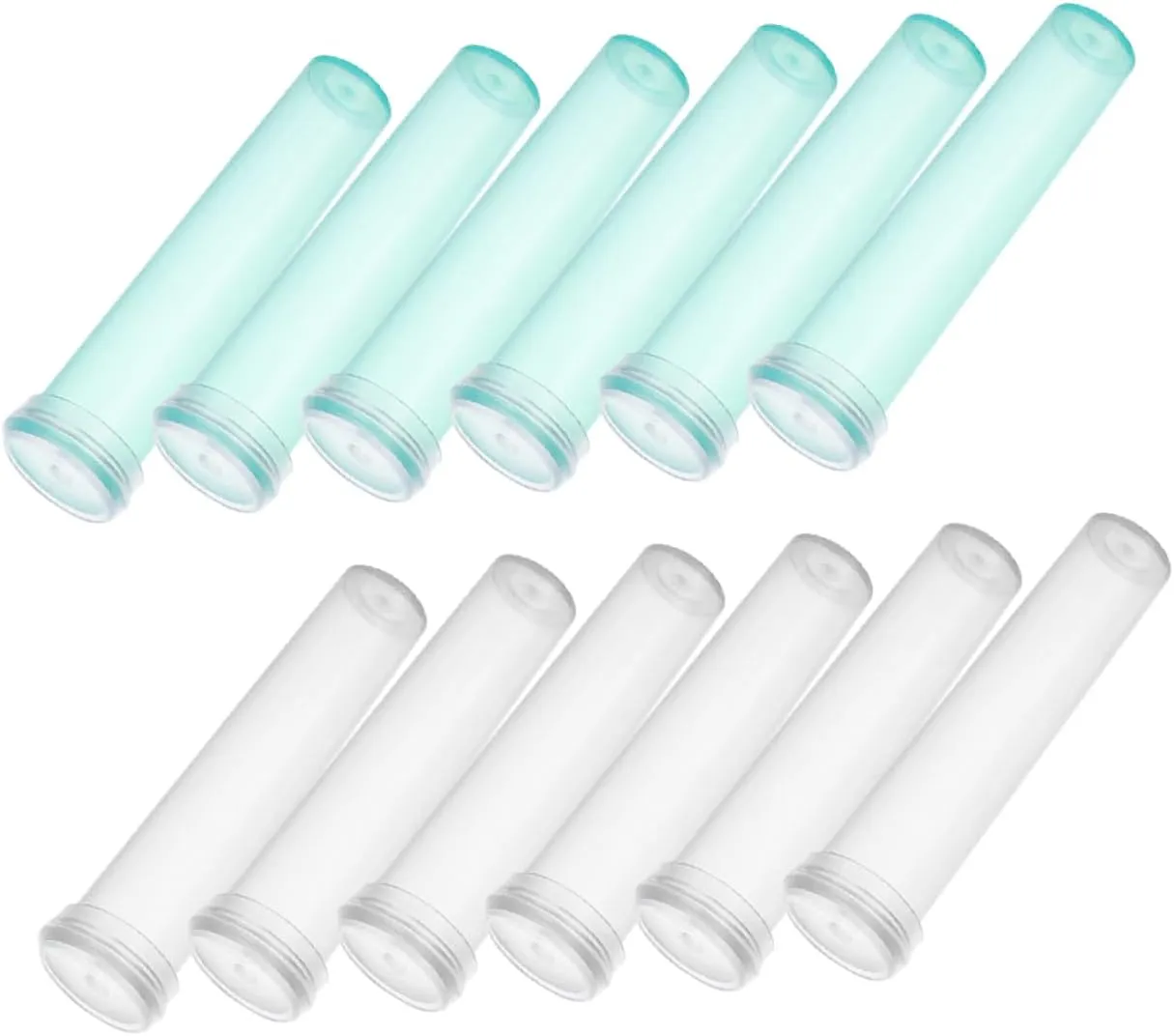 Happyyami Floral Water Tube Set of 180 Plastic Flower Tubes Caps Nutrient-Keeping for Home Decorations
