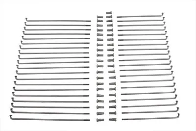 HARLEY Stainless Steel 18 inch Spoke Set fits 1938-1952 WL,