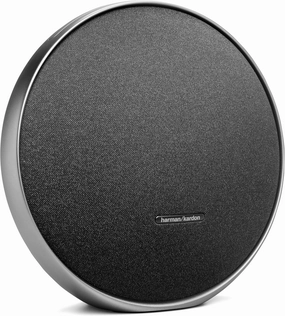Harman Kardon Onyx Studio 9 - Portable Stereo Bluetooth Home Speaker with Built-in Battery and USB Charging, self-Tuning, and Multi-Speaker Connection by Auracast - Black (Renewed)