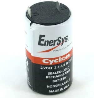 Hawker Cyclon 0810-0004 SINGLE CELL 2V-2.5AH D Cell Battery
