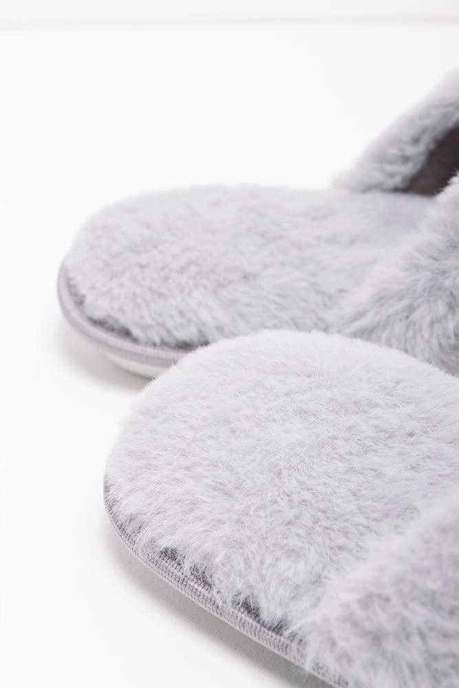 Heart Slipper Grey