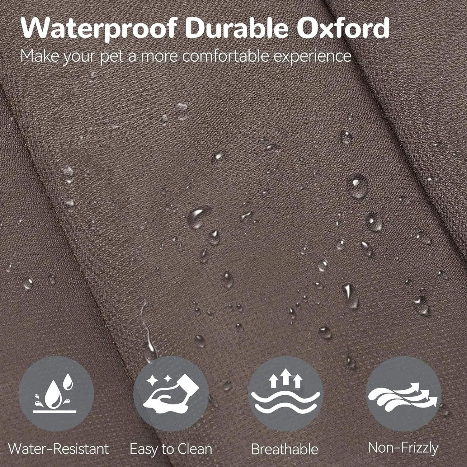 Heeyoo Outdoor Dog Bed, Waterproof Camping Dog Bed Mat, Machine Washable and Portable Travel Pet Pad Mat, Foldable Pet Beds for Small, Medium, and Large Dogs