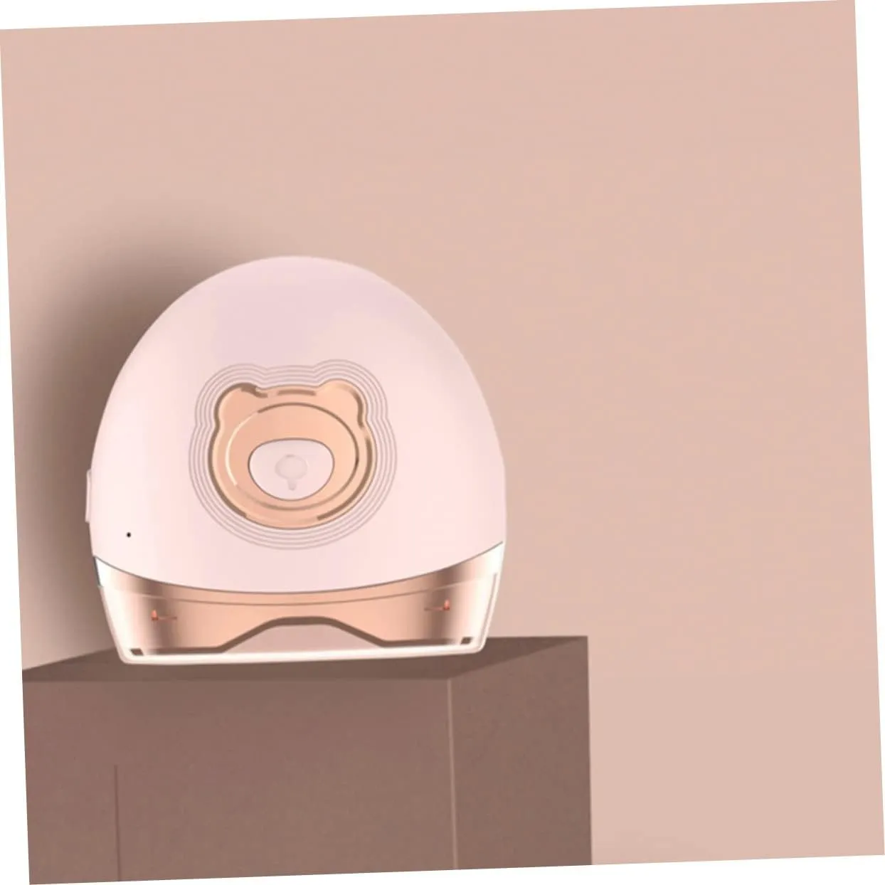 Hemoton Baby Electric Nail Trimmer Bear Shape Adorable Mini Nail Clipper Portable for Boys and Girls Adults