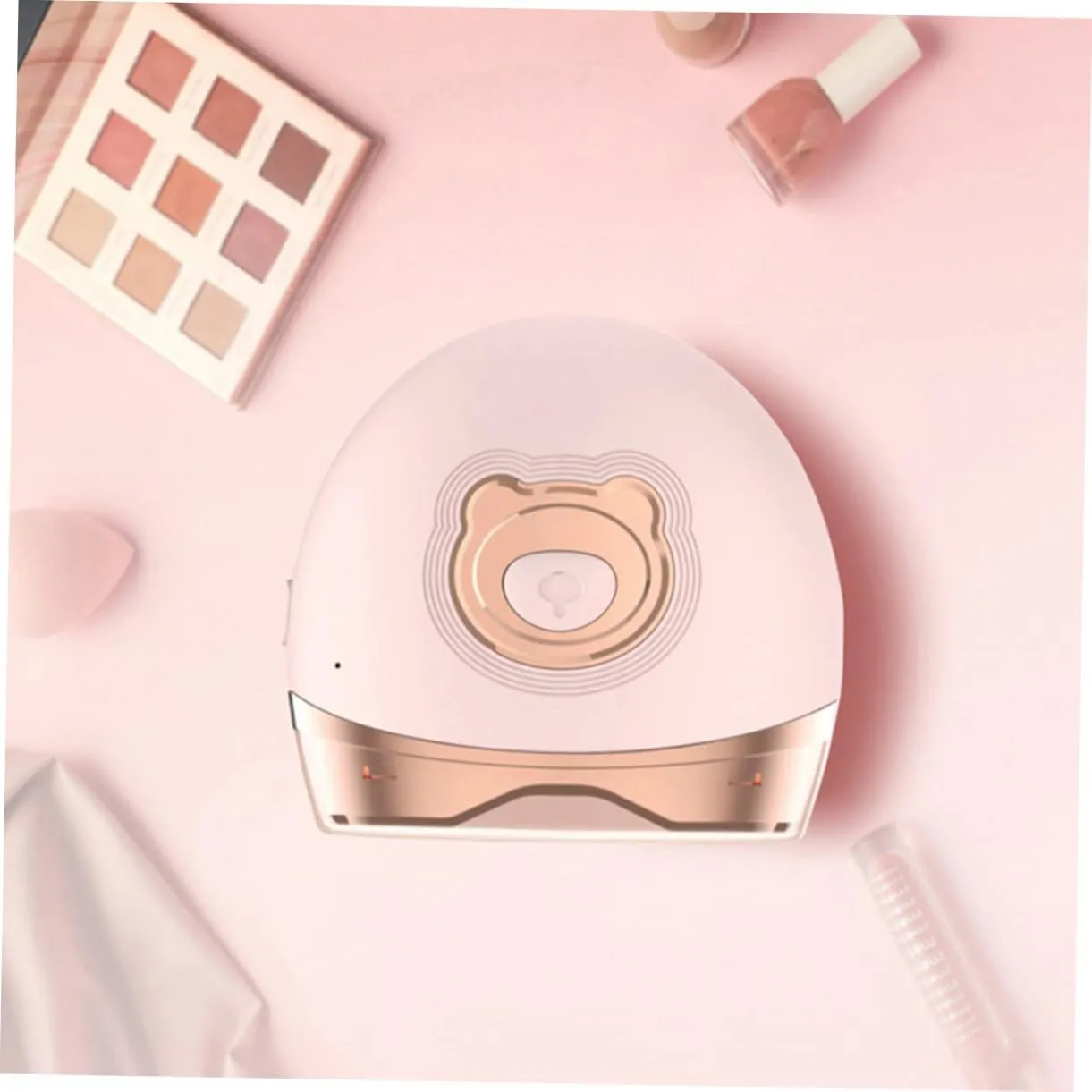 Hemoton Baby Electric Nail Trimmer Bear Shape Adorable Mini Nail Clipper Portable for Boys and Girls Adults