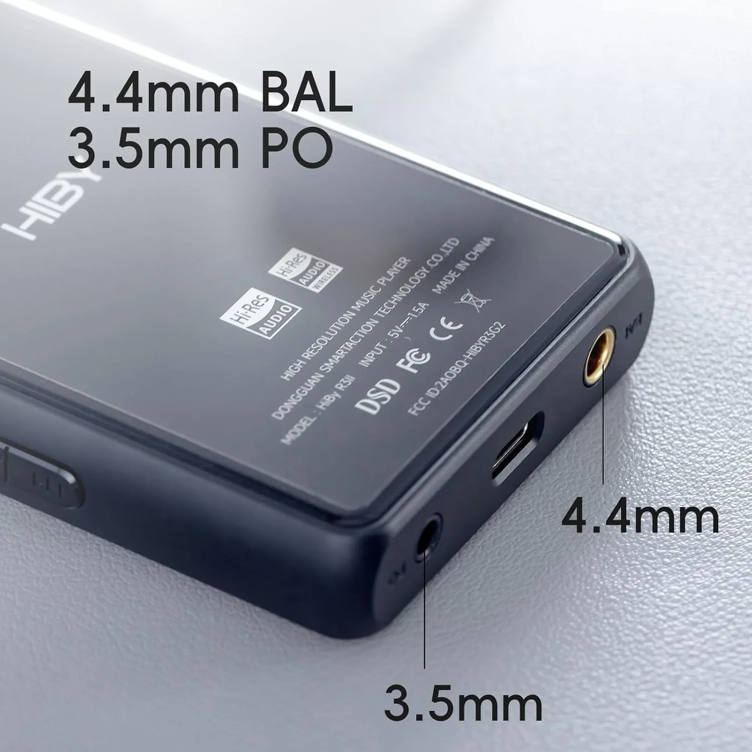 HiBy R3 II Hi Res Audio Player Dual DAC MQA Qobuz Tidal Player with Bluetooth 5.1/3.5mmSE 4.4mmBAL/2TB Extended Memory(2025 Version)