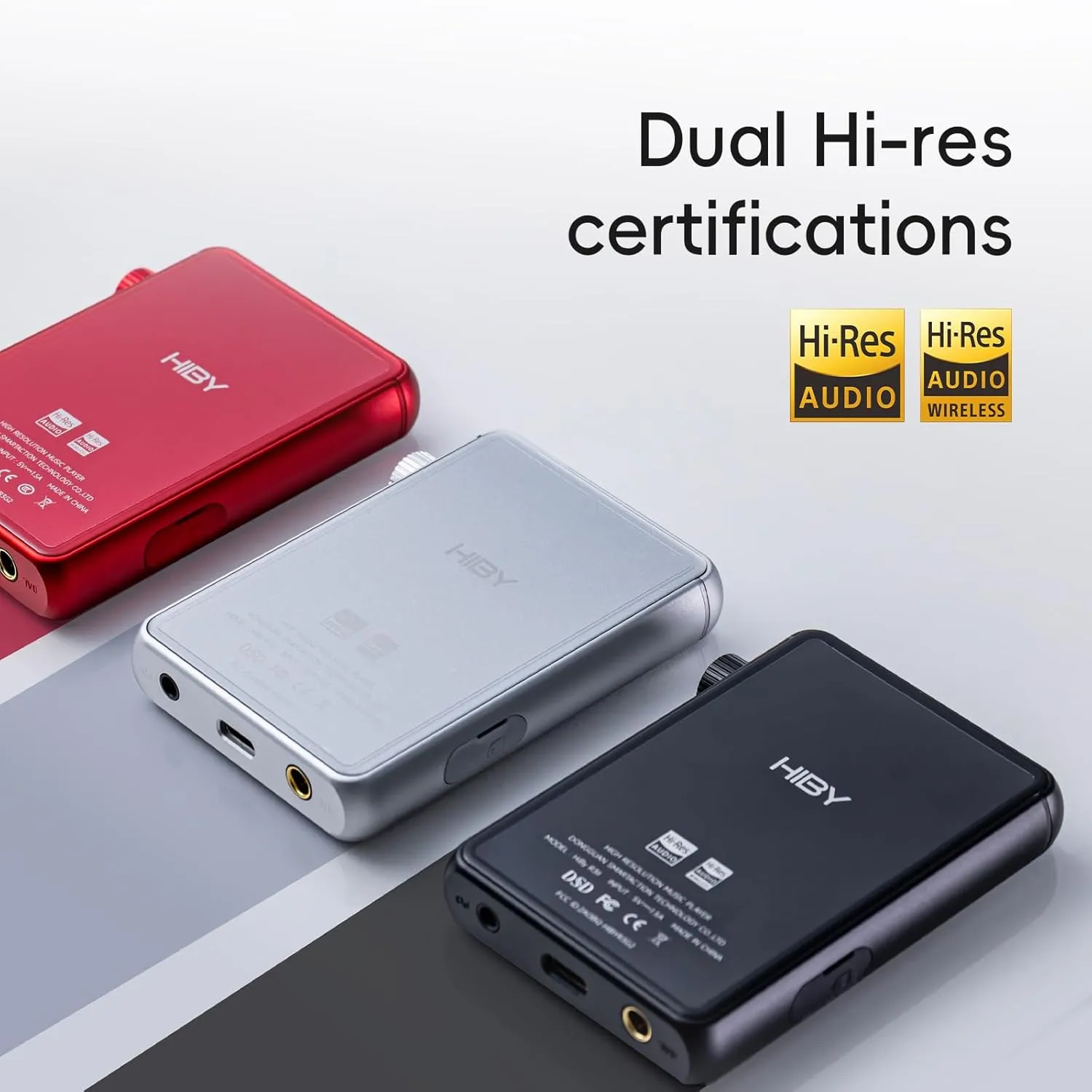 HiBy R3 II Hi Res Audio Player Dual DAC MQA Qobuz Tidal Player with Bluetooth 5.1/3.5mmSE 4.4mmBAL/2TB Extended Memory(2025 Version)