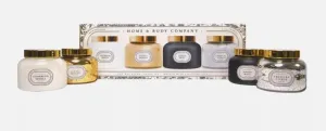 Home and Body Company Essential Oil Soy Candle Set, 12 oz, 4-Pack