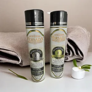 Home Care Shampoo and Conditioner Set, Argan Oil and Macadamia Oil, 300ml Each