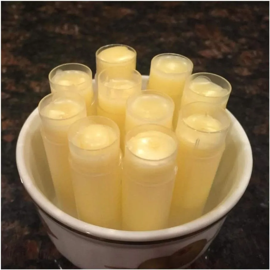 Home Spare Empty PET Bottles Cosmetic Empty Chapstick Lip Gloss Lipstick Balm Tube With Caps Container Bottle For Lady Women Makeup Tool 100Pcs (Color : 100pcs Clear)