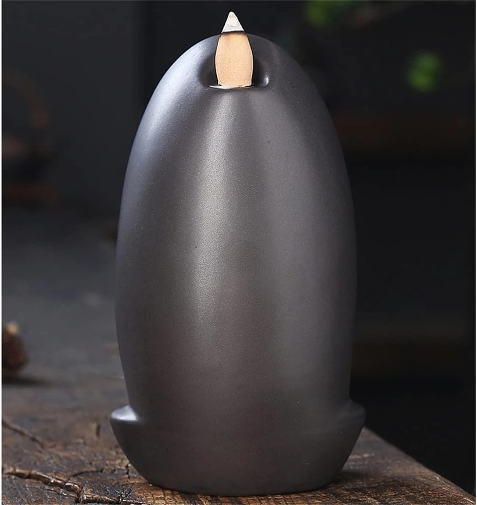 Home Decoration Incense Burner Waterfall Smoke Collector Ornament (D 9.8 * 8 * 17cm)