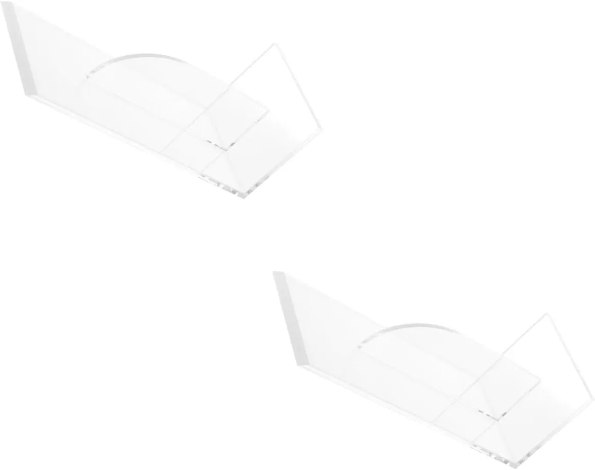 Housoutil 2pcs Transparent Cake Scraper Reusable Icing Smoother for Professional Cake Decorating Easy to Clean Baking Tool Multi-functional Frosting Scraper