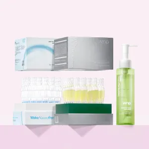 Hydrating Skincare Set – Amino Acid Face Wash   Hyaluronic Acid Ampoules   Oil Suspension Serum for Deep Repair, Glow & Sensitive Skin Care