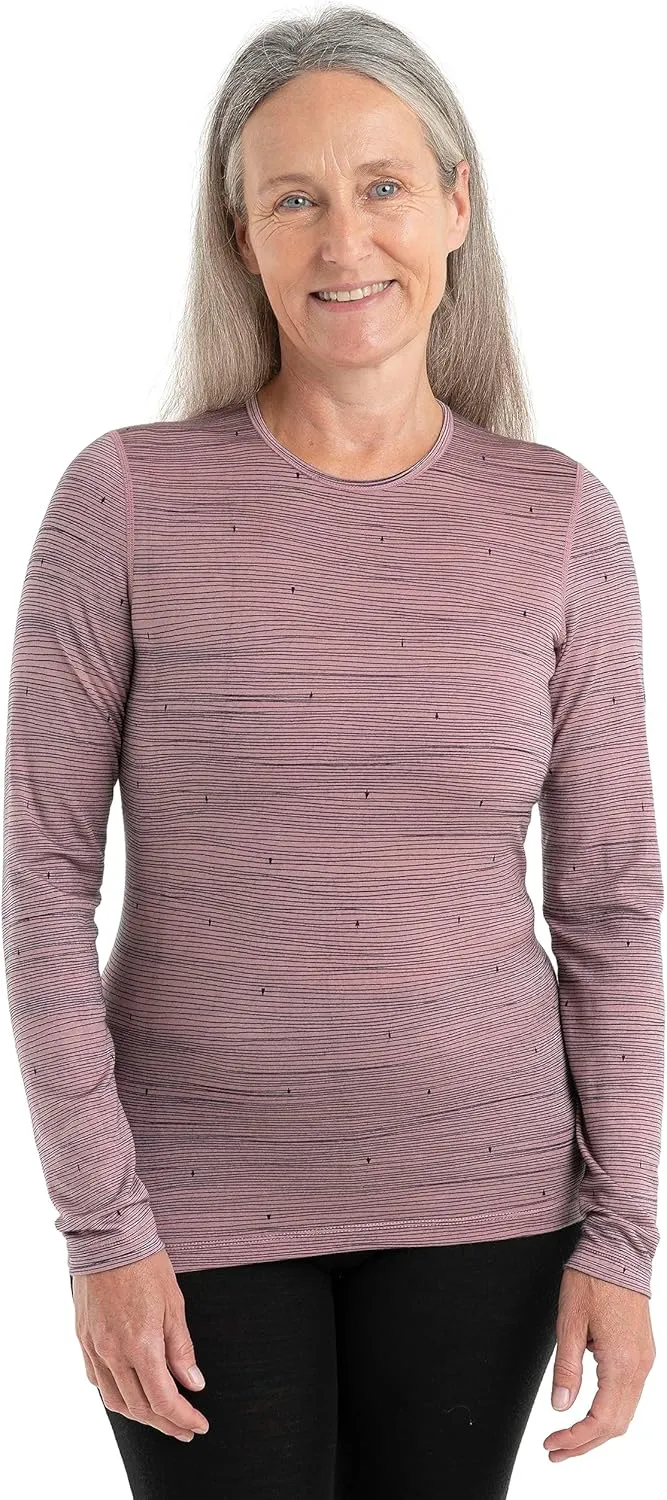 Icebreaker Merino Women's 200 Oasis Long Sleeve Crewe Top T-Shirt