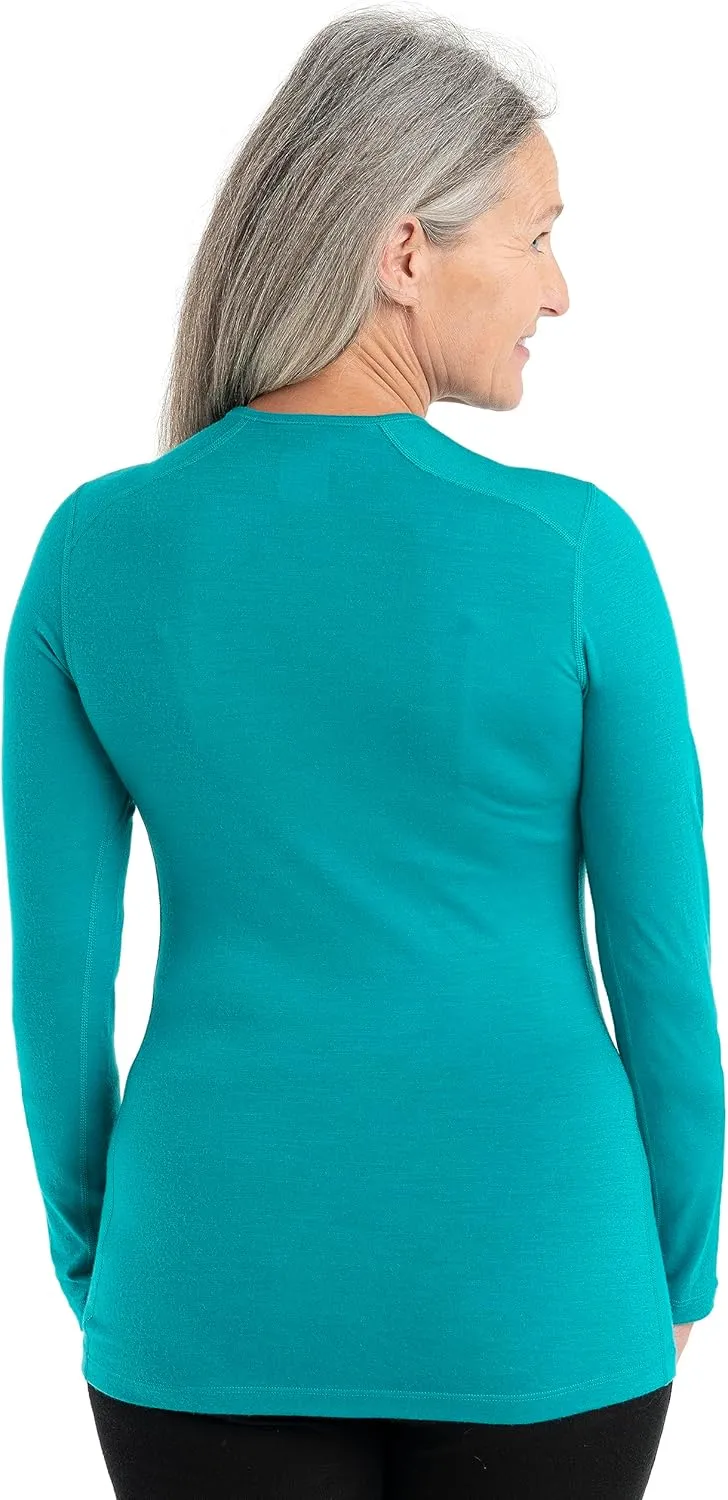 Icebreaker Merino Women's 200 Oasis Long Sleeve Thermal Cold Weather Base Layer T-Shirt