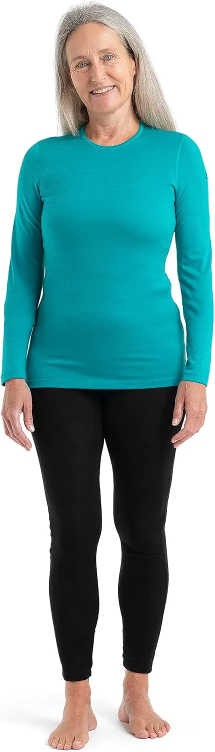 Icebreaker Merino Women's 200 Oasis Long Sleeve Thermal Cold Weather Base Layer T-Shirt
