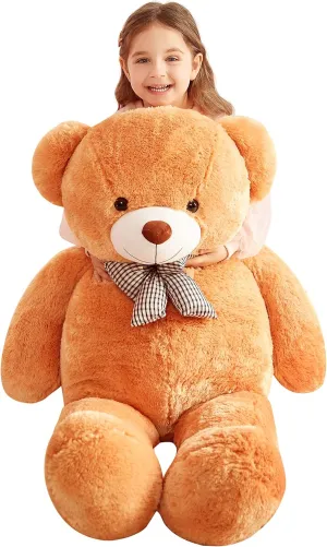 IKASA Giant Teddy Bear Plush Toy Stuffed Animals (Brown, 47 inches)