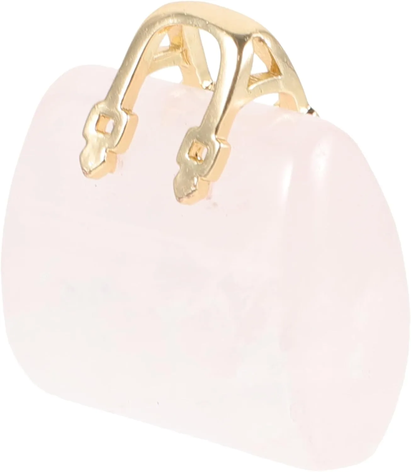 IMIKEYA Crystal Handbag Figurine Miniature Handbag Decor for Living Bedroom Party Tabletop Decoration Unique Crystal Statue for