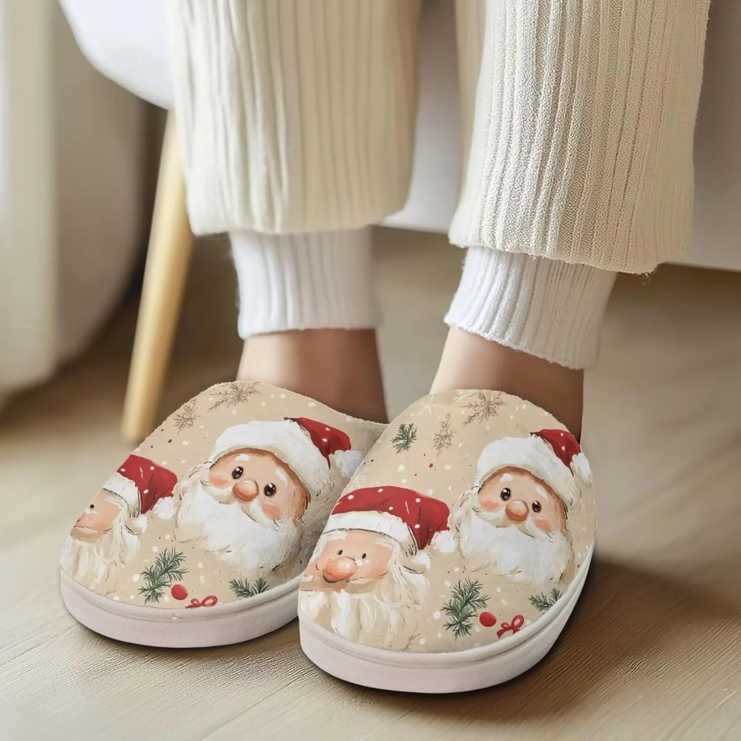 Indoor Slippers Colorful Fashion Animal Print for Women Skin-friendly Soft Shoes Fit for Home Bedroom Kitchen
