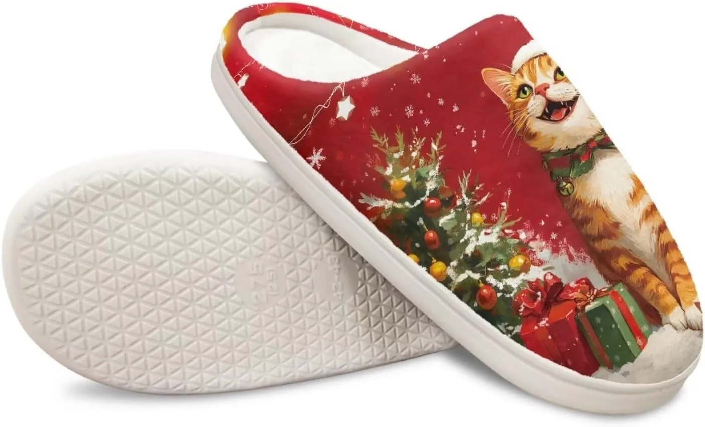 Indoor Slippers Fashion Leopard Animal Print for Women Winter Warm Cozy Fuzzy Shoes Universal Fit for Home Bedroom Kitchen