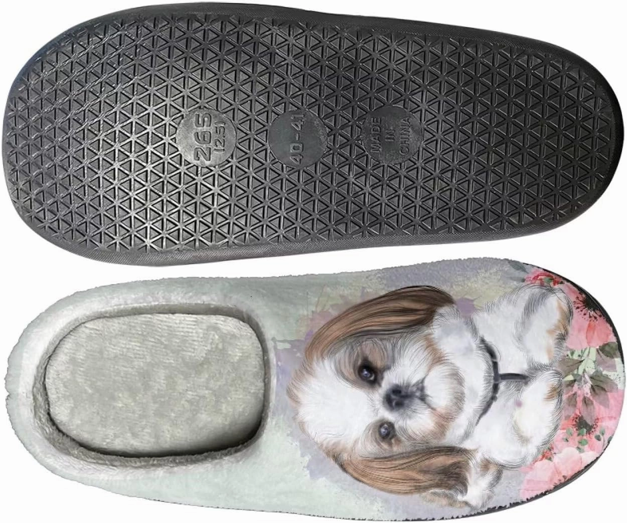 Indoor Slippers Fashion Leopard Animal Print for Women Winter Warm Cozy Fuzzy Shoes Universal Fit for Home Bedroom Kitchen
