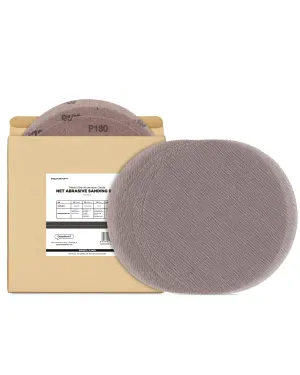 InoKraft Mesh Abrasive 9 inch Drywall Sander Sandpaper, Dust-Free Hook and Loop Drywall Sanding Disc (180 grit - 10pcs)