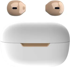 Invisible Earbuds Bluetooth Mini Size, Wireless Earpiece, Blue Semi-in-Ear Ear Buds for Small Ear Canals with Clear Sound, Comfortable Fit for Work, Home, Outworks