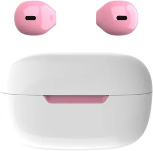Invisible Earbuds Bluetooth Mini Size, Wireless Earpiece, Blue Semi-in-Ear Ear Buds for Small Ear Canals with Clear Sound, Comfortable Fit for Work, Home, Outworks