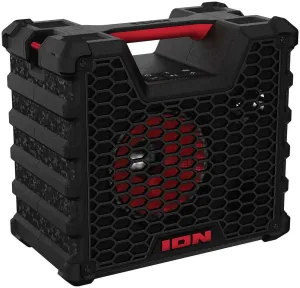 Ion Audio Tailgater Tough - Rugged Portable All-Weather Wireless Bluetooth Speaker, IPX5 Water-Resistant, Outdoor Weather-Resistant Speaker, 65W