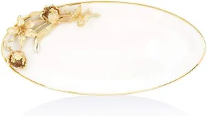 Jay Strongwater Brinley Branch & Flower Platter