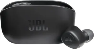 JBL Vibe 100 TWS True Wireless In-Ear Headphones w/Charging Case - Black (Renewed)