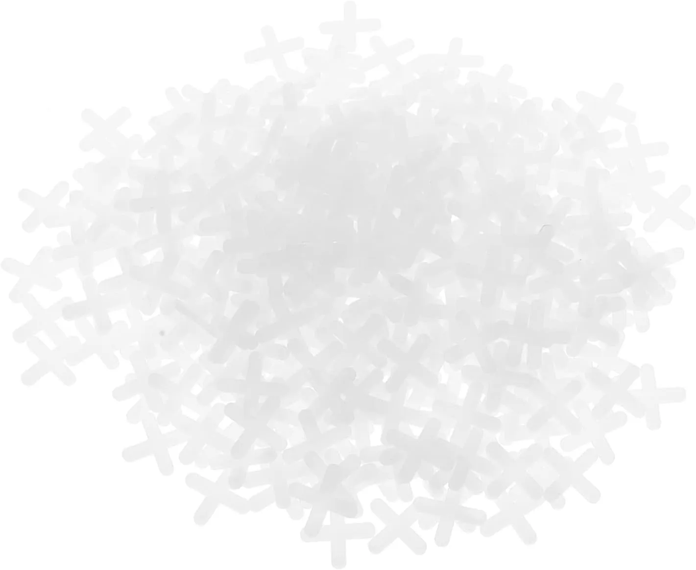 jojofuny 500pcs Reusable Tile Leveler Clips Wedges 4mm Spacer Cross Positioning Alignment Tool Tile Laying Leveling System Height Adjusters for Ceramic Stone
