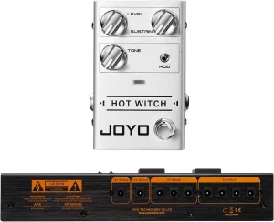JOYO R-25 Fuzz Pedal Multiple Fuzz Effects Guitar Pedal and JP-07 1200W AC Socket Wall Adapter Isolated DC Pedal Power Supply