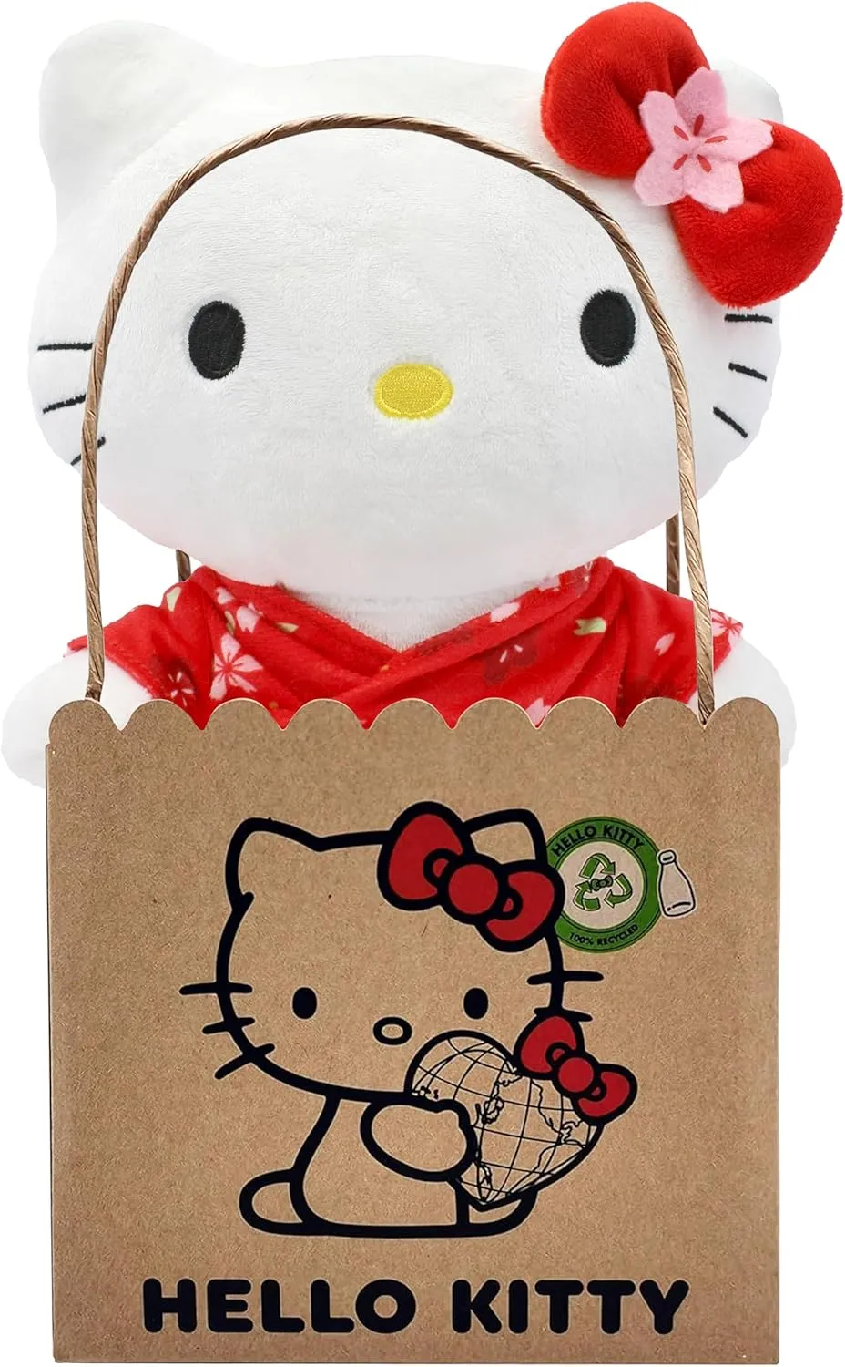 Joytoy Hello Kitty with Kimono Eco Plush 14 x 13 x 24 cm
