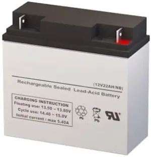 Jump N Carry JNC 660AIR Jump Starter Replacement Battery - 12 Volt 22AH NB Terminal by SigmasTek