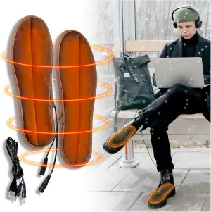 Kalevel Foot Warmer Electric Foot and Leg Warmer Soft Foot Heating Pad Washable Heating Foot Warmer for Office Women Men Arthritis Brown