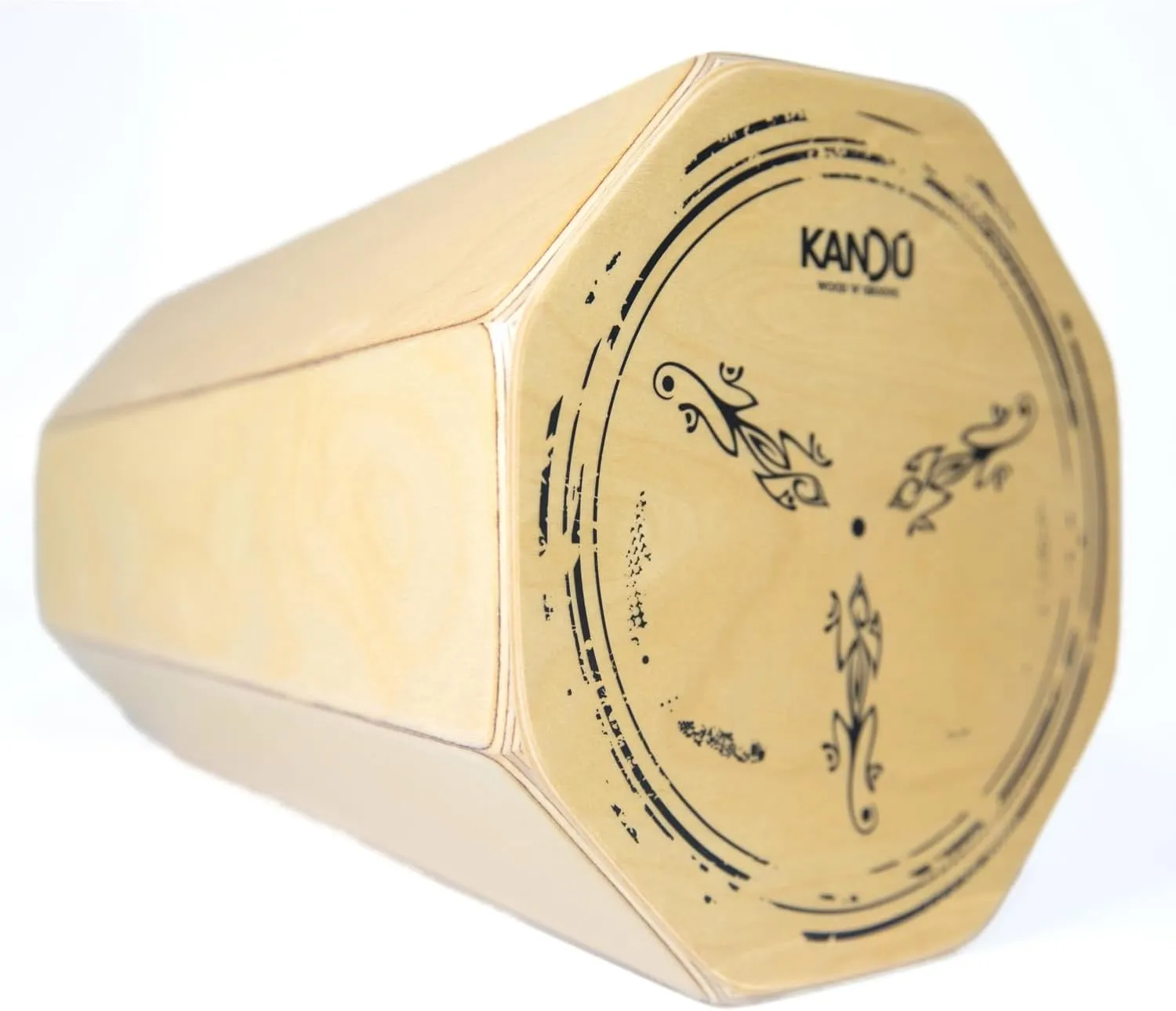 Kandu - The 13'' Cajonga The perfect combination of Conga and Cajon, fun and funky sound that somehow fits whatever kind of music you want to play. (Natural Wood)