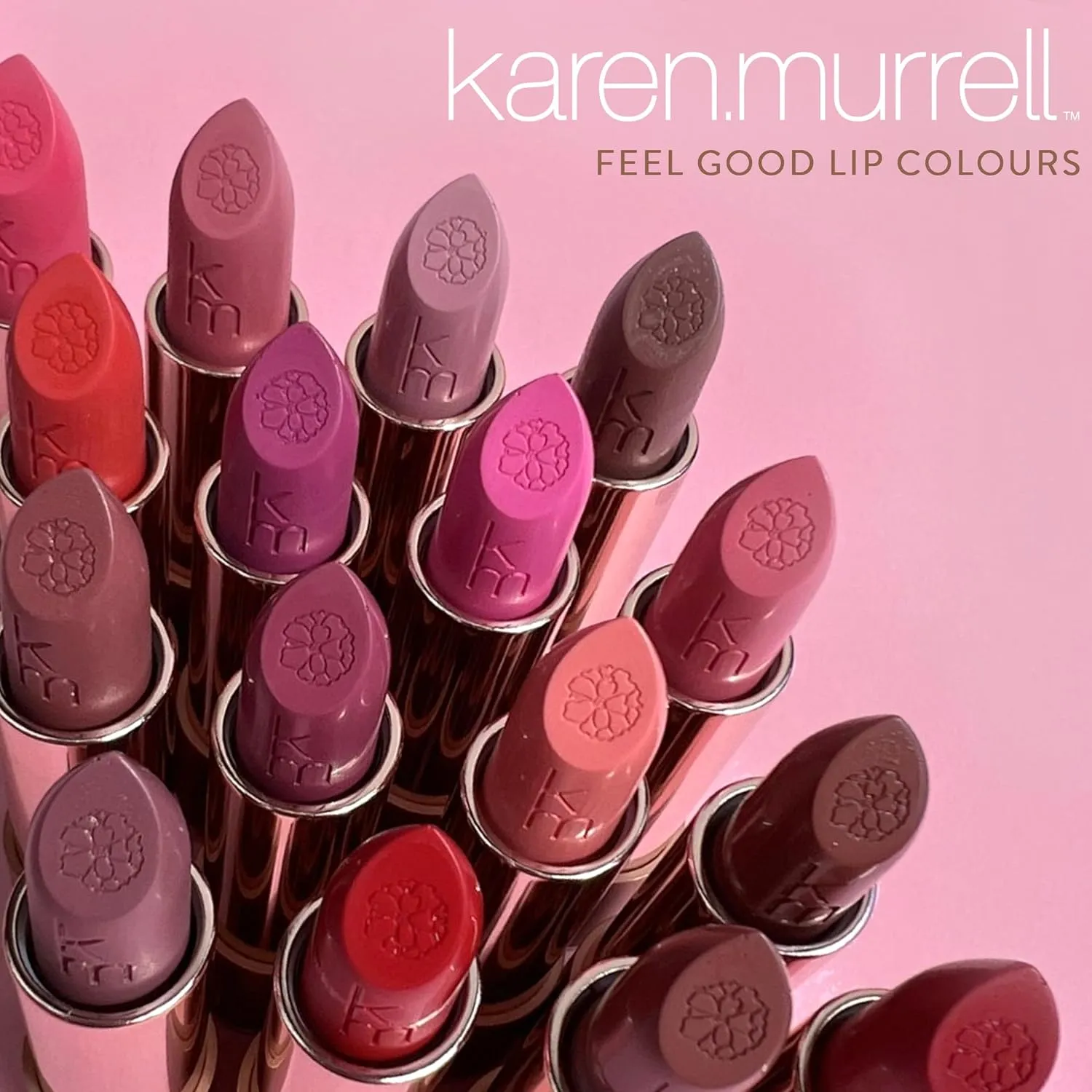 Karen Murrell - Natural Lip Stick - Lipstick 21 Fiery Ruby - Dark Red Lipstick - Matte Finish, 100% Natural Ingredients, Moisturizes & Hydrates Lips - Paraben & Cruelty Free