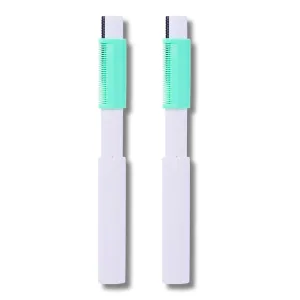 Kelley Reusable Face Razor for Women Facial Hair Razors | Instant & Painless Hair Removal | Dermaplaning Tool for Eyebrows, Upper Lip, Forehead, Peach Fuzz, Chin and Sideburns (Pack of 2)