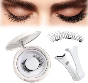 Keneva Magnetic Lashes, Keneva Magnetic Eyelashes with Applicator, No Glue Needed Reusable (Simple)