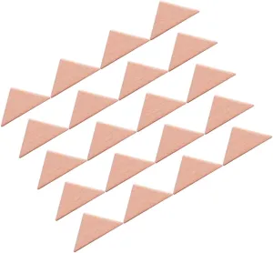 KESYOO 20pcs Geometric Building Blocks for Creative Playtime for Home Kindergarten Outdoors Safe Fun Easy to Store Big Triangle Design