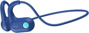 Kids Bluetooth Headphones, Bluetooth 5.4 Air Conduction Open Ear Headphones, Ultra-Light, Stereo Sound with Mic, IPX5 Waterproof, 15H Playtime, Perfect for School and Outdoor Activities-Blue
