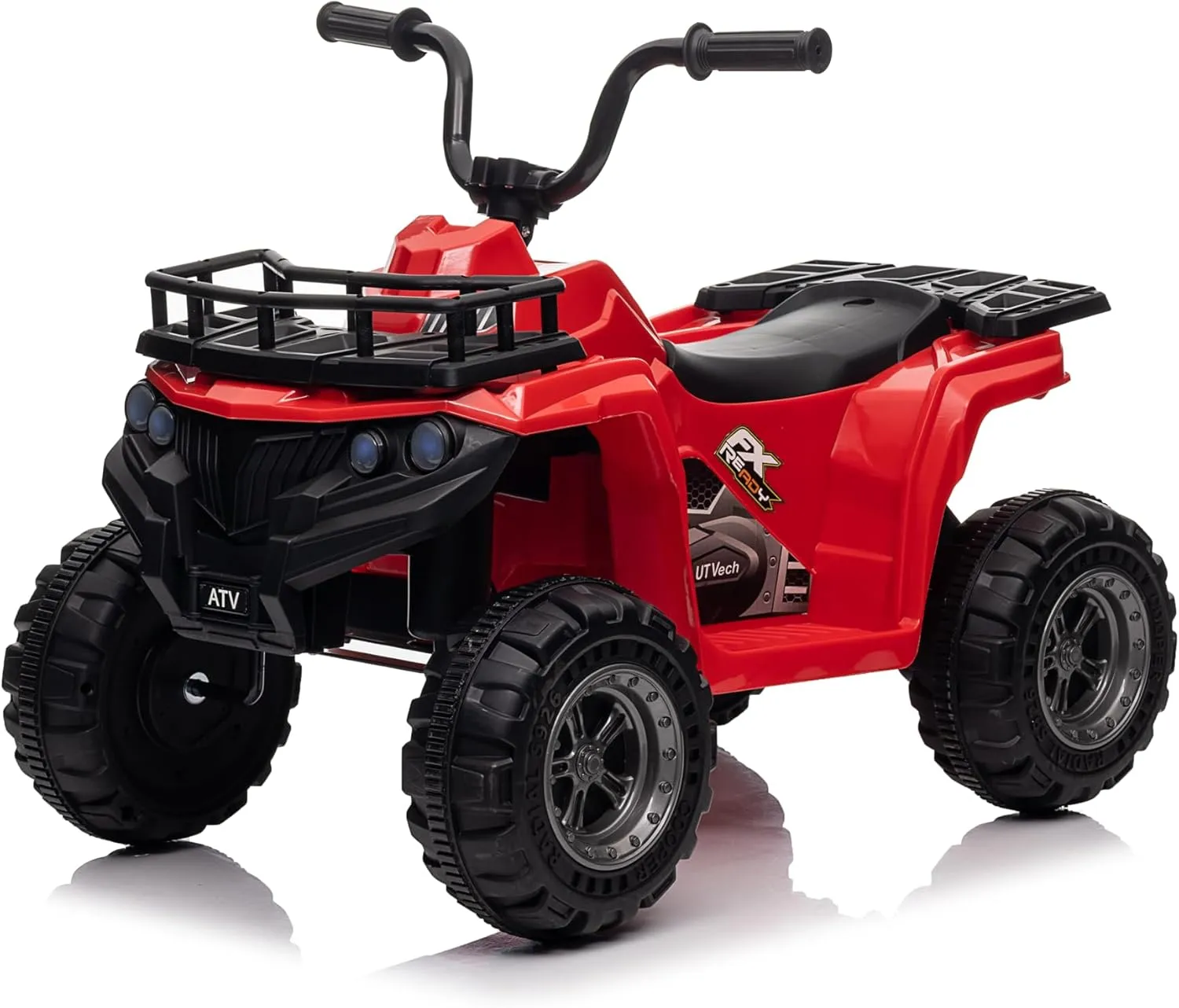Kids Electric Ride On Car,12V ATV Battery-Powered Toy for Toddlers with LED Lights, Music, High/Low Speed Settings