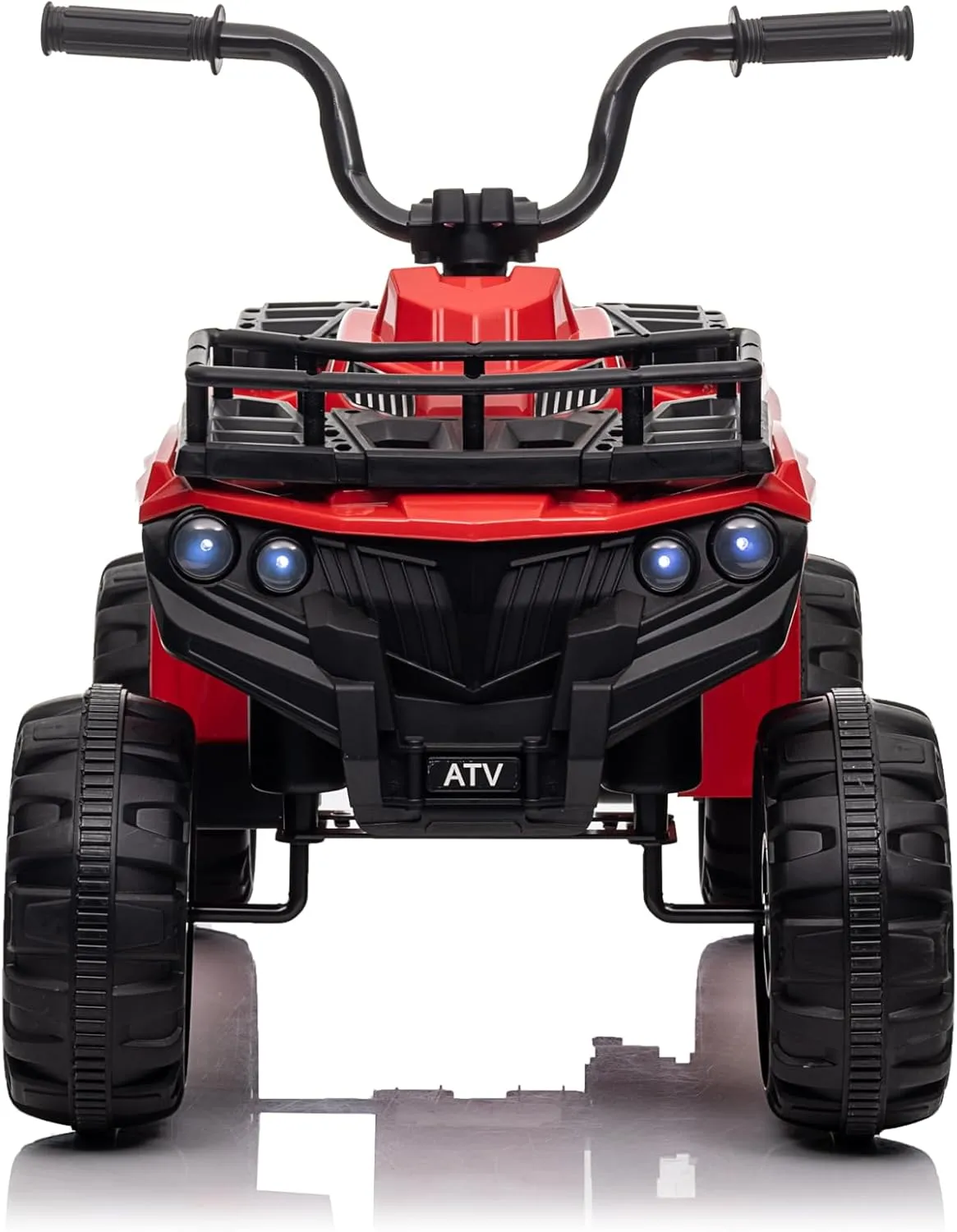 Kids Electric Ride On Car,12V ATV Battery-Powered Toy for Toddlers with LED Lights, Music, High/Low Speed Settings