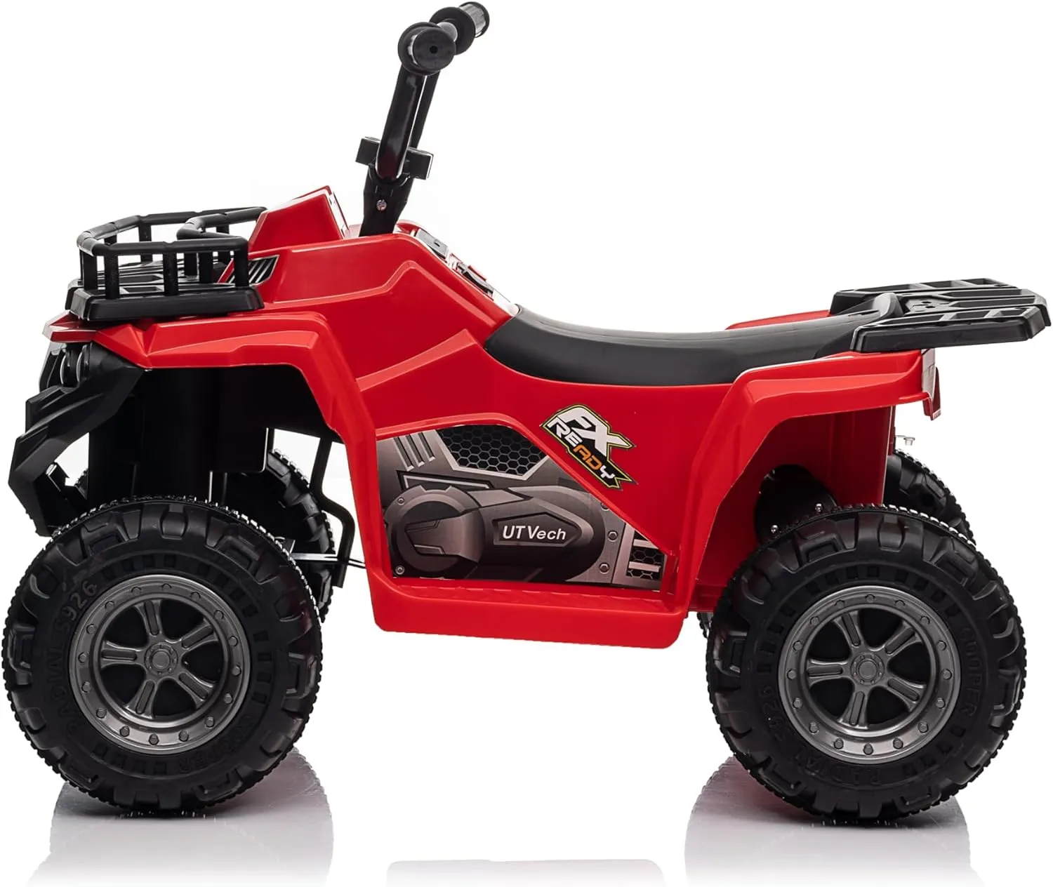 Kids Electric Ride On Car,12V ATV Battery-Powered Toy for Toddlers with LED Lights, Music, High/Low Speed Settings